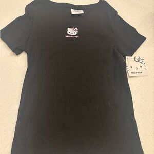 Hello Kitty Black Short Sleeve Tee
